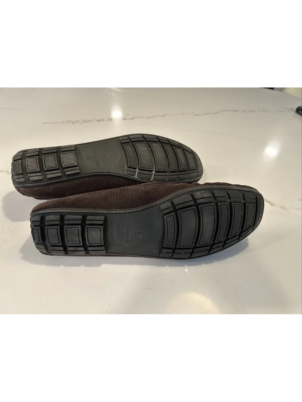Massimo Dutti Men’s Brown Suede Tassel Driving Shoes Size 42